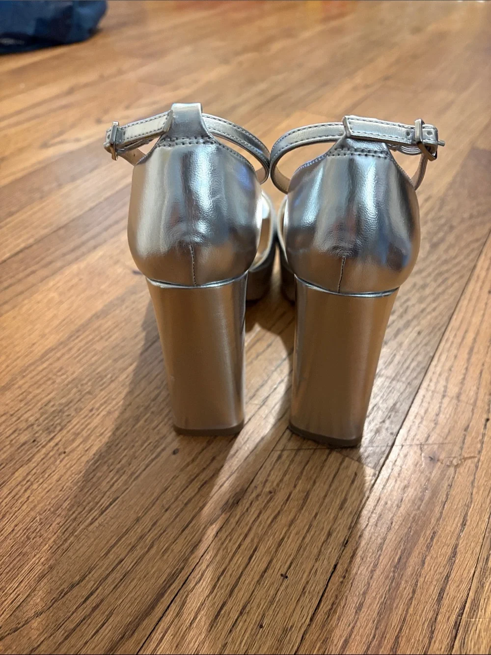 Steve Madden shiny metallic